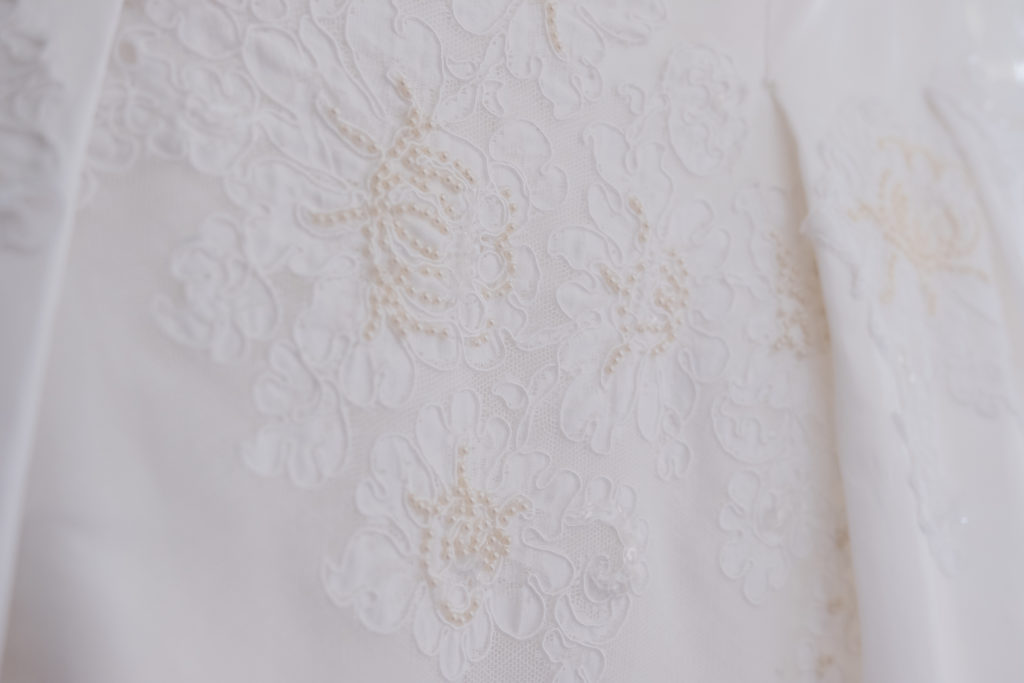 Sentimental Vintage Priscilla of Boston wedding gown